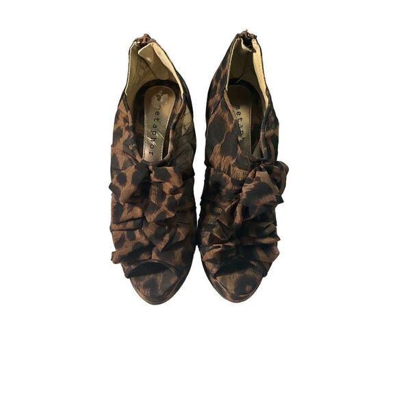 Metaphor Leopard Print Ruffle Stilettos - Picture 11 of 15